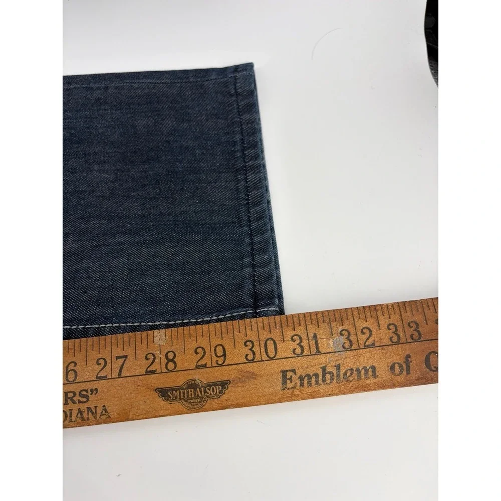 Ecko Unltd, Y2K, Dark Wash, Baggy Denim Jeans, Rhino Logo, Baggy, Size 36, NWOT